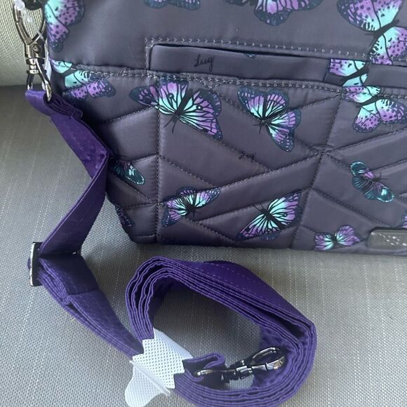 Lug Flare Butterfly Concord Crossbody Bag - Picture 2 of 12